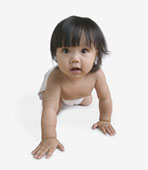 baby and mother crawling on clean carpet by Wilson Cleaning